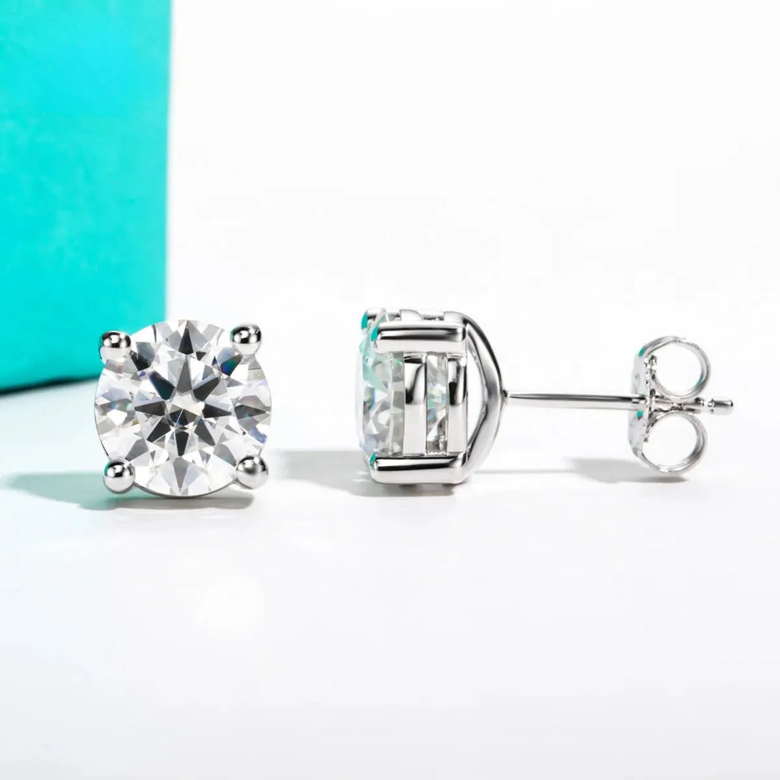 Aurelian - Brincos de Moissanite em Ouro 10K Joia de Luxo Exclusiva