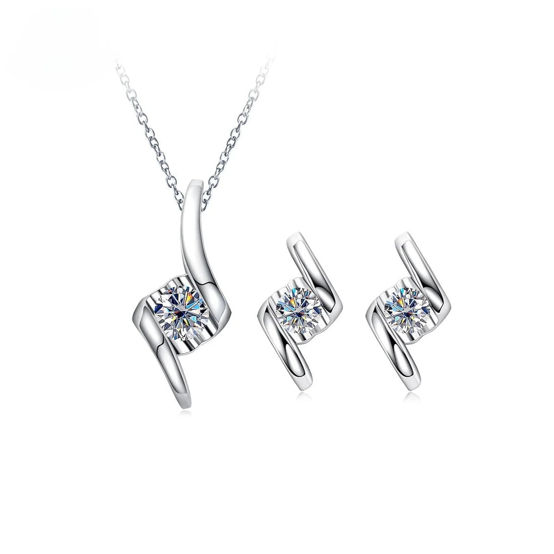 Radiance Marbella - Conjunto Exclusivo de Moissanite e Ouro 18K