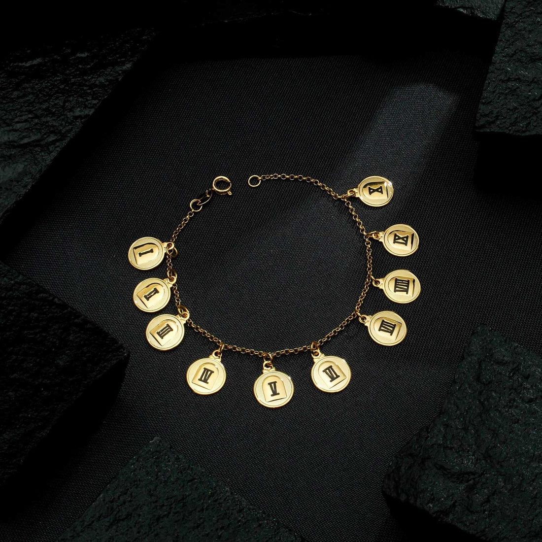 Pulseira Dourada 10 Dez Mandamentos - Galeria