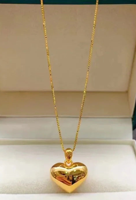 Tiinuo genuíno au750 real 18k ouro colar coração amor pingente presente de aniversário moda presente básico para mulher jóias finas