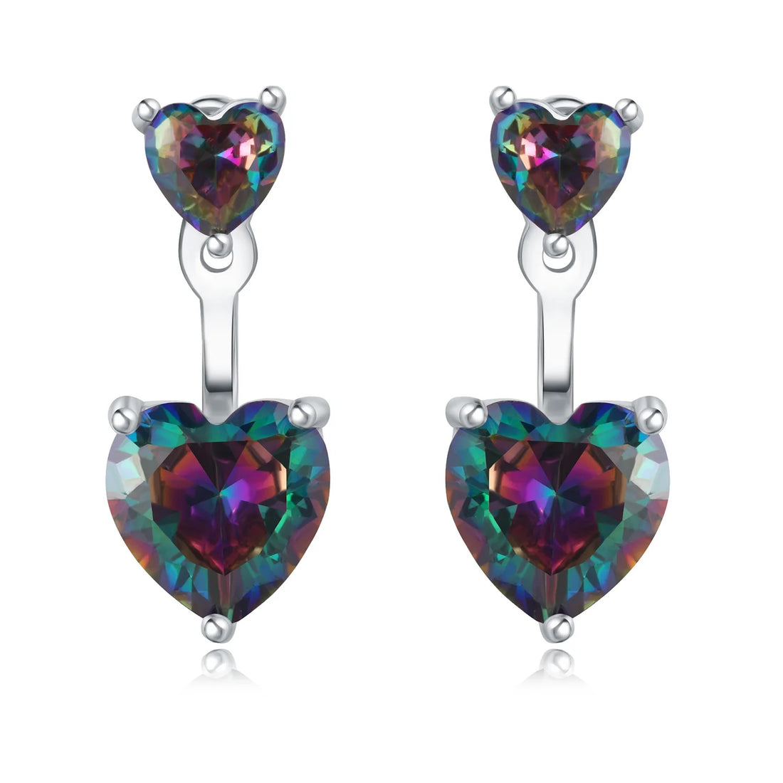 925 prata esterlina adorável coração rosa arco brincos para senhora s925 jóias festa requintado aniversário presentes de casamento