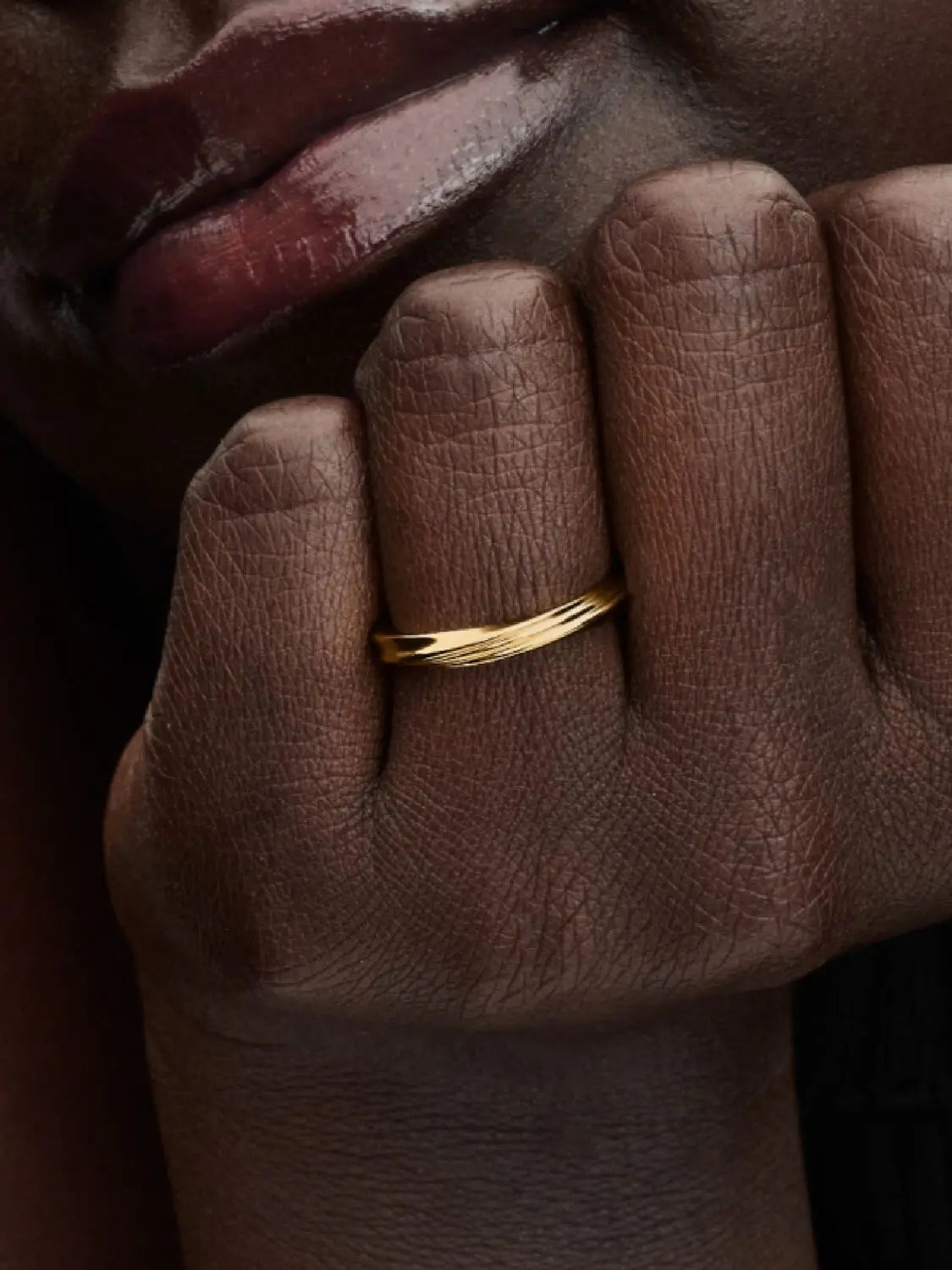 Nova venda quente 925 prata esterlina charme círculo anel de ouro apto para jóias femininas originais presentes de festa