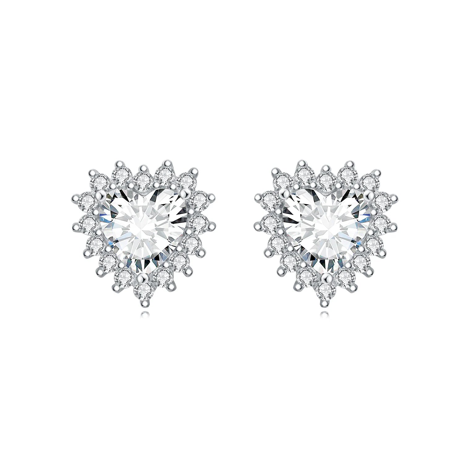 925 prata esterlina adorável coração rosa arco brincos para senhora s925 jóias festa requintado aniversário presentes de casamento