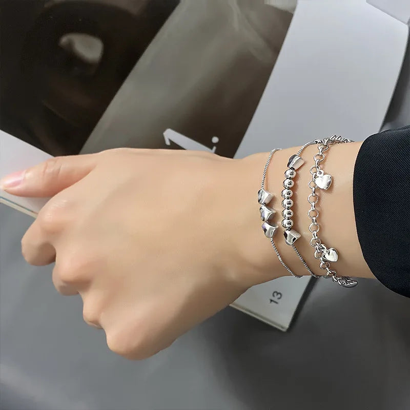 Ventfille 925 prata diamante-cravejado borboleta pulseira feminina moda temperamento flor pulseira ajustável