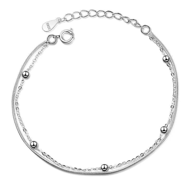 Ventfille 925 prata diamante-cravejado borboleta pulseira feminina moda temperamento flor pulseira ajustável