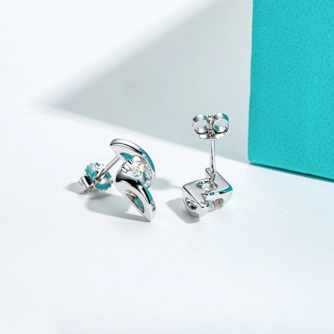 AnuJewel D Cor Moissanite Brincos, Colar De Pingente Banhado A Ouro 18K, 925 Conjunto De Jóias De Prata Esterlina, Conjunto De Jóias De Fábrica