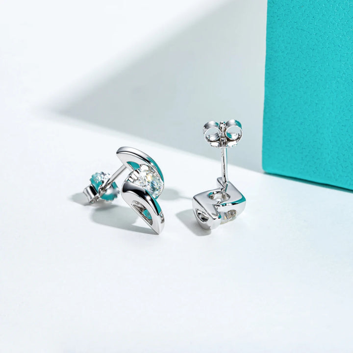 AnuJewel D Cor Moissanite Brincos, Colar De Pingente Banhado A Ouro 18K, 925 Conjunto De Jóias De Prata Esterlina, Conjunto De Jóias De Fábrica