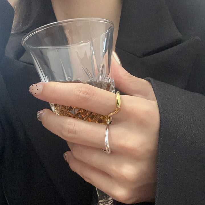 925 prata esterlina linha simples anéis ajustáveis para mulheres noivado casamento presente dos namorados jóias de luxo evitar alergia