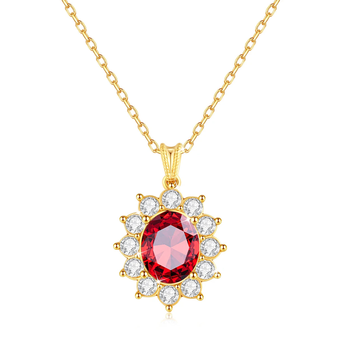 Szjinao colar de ouro corindo azul real 18k com certificado feminino princesa kate pingente k joias de ouro au750 selo presente de casamento