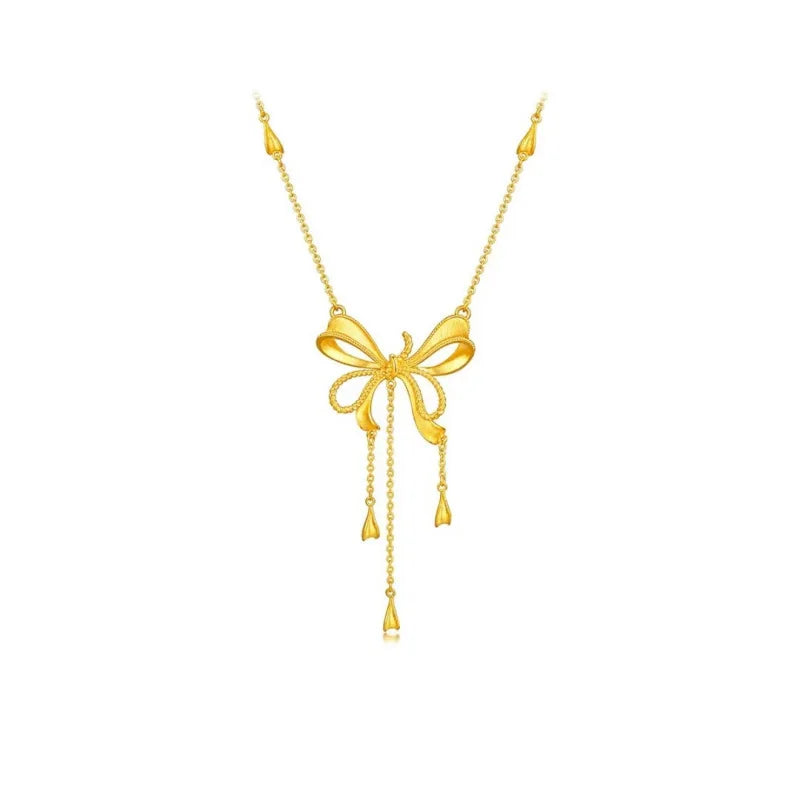 Real 18k ouro arco pingente para mulher luxo au750 pingente colar jóias finas presente de banquete de alta qualidade