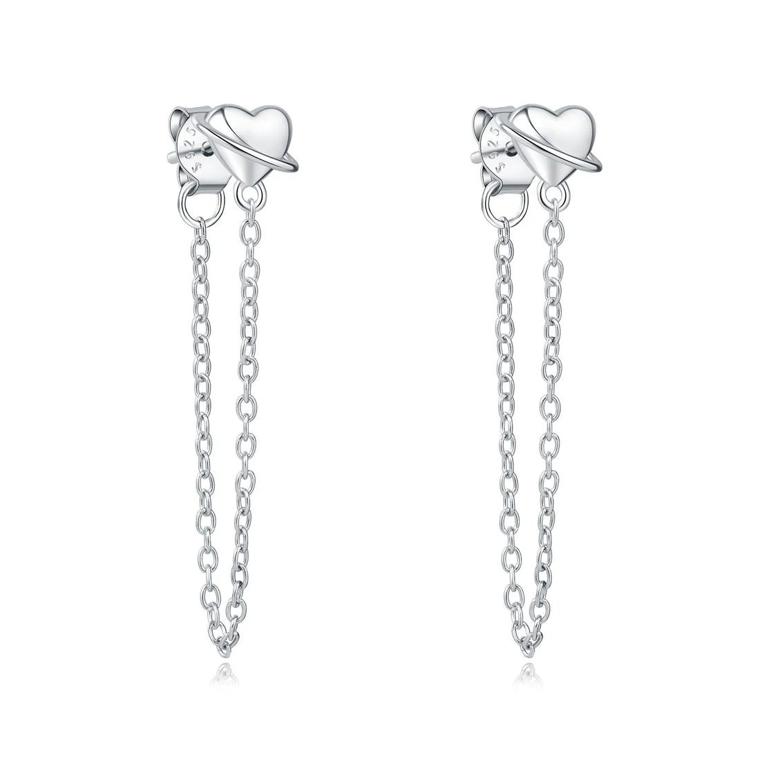 925 prata esterlina adorável coração rosa arco brincos para senhora s925 jóias festa requintado aniversário presentes de casamento