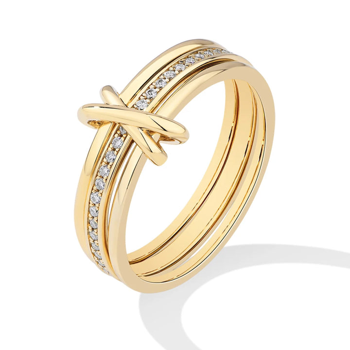 Mintybox s925 prata moissanite anel de noivado para mulher 1.0mm laboratório diamante três anéis móveis 18k banhado casamento jóias finas