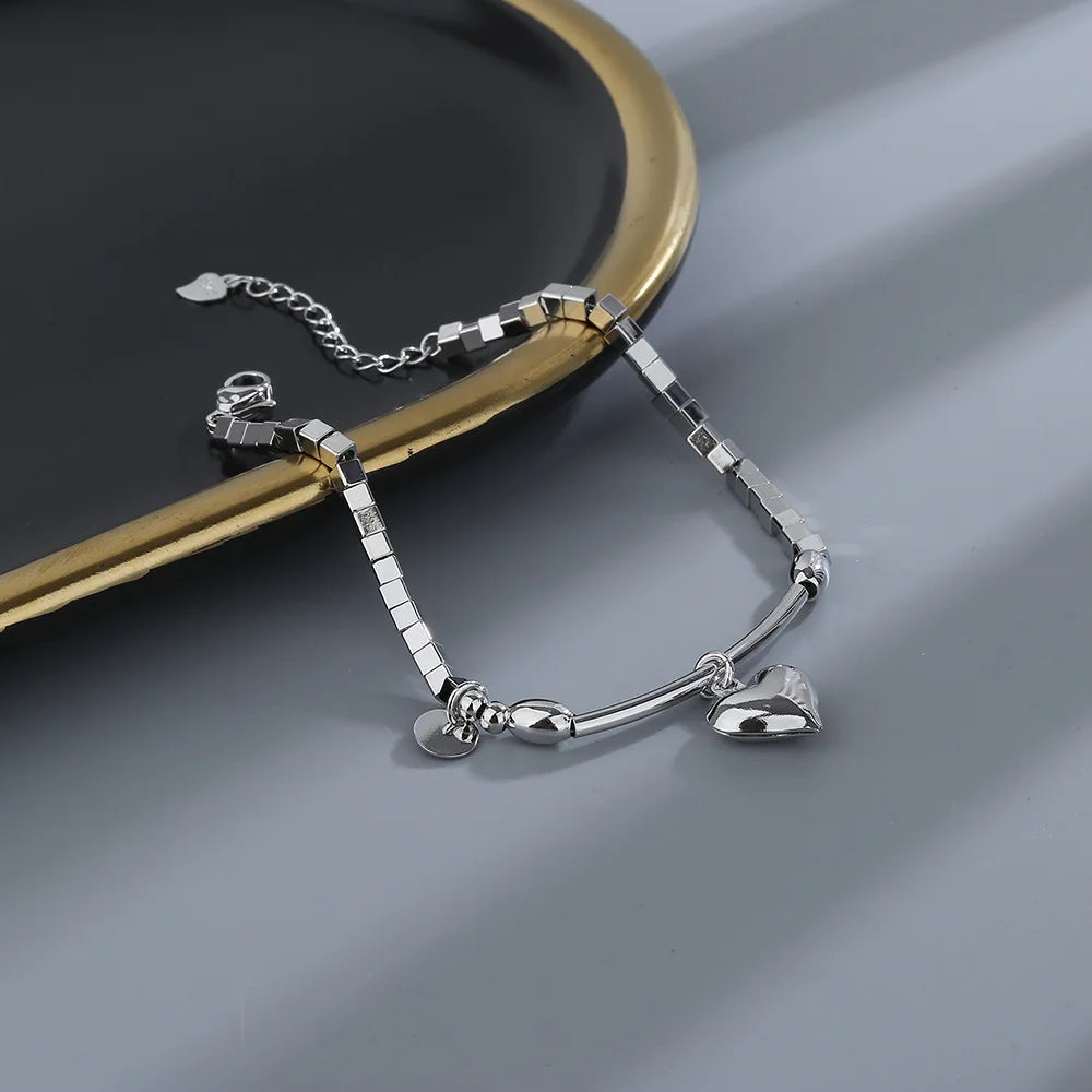 Ventfille 925 prata diamante-cravejado borboleta pulseira feminina moda temperamento flor pulseira ajustável