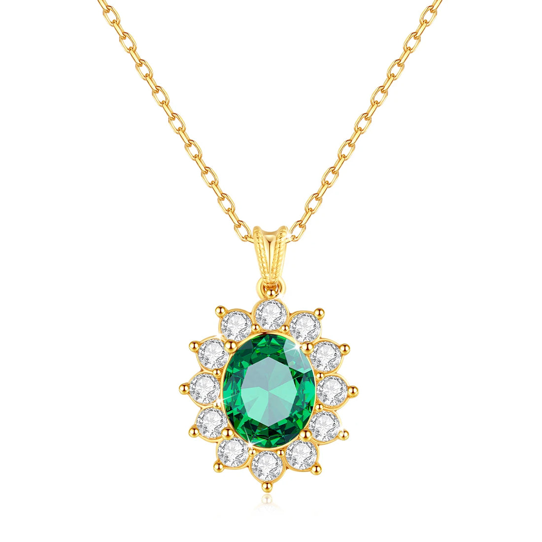 Szjinao colar de ouro corindo azul real 18k com certificado feminino princesa kate pingente k joias de ouro au750 selo presente de casamento