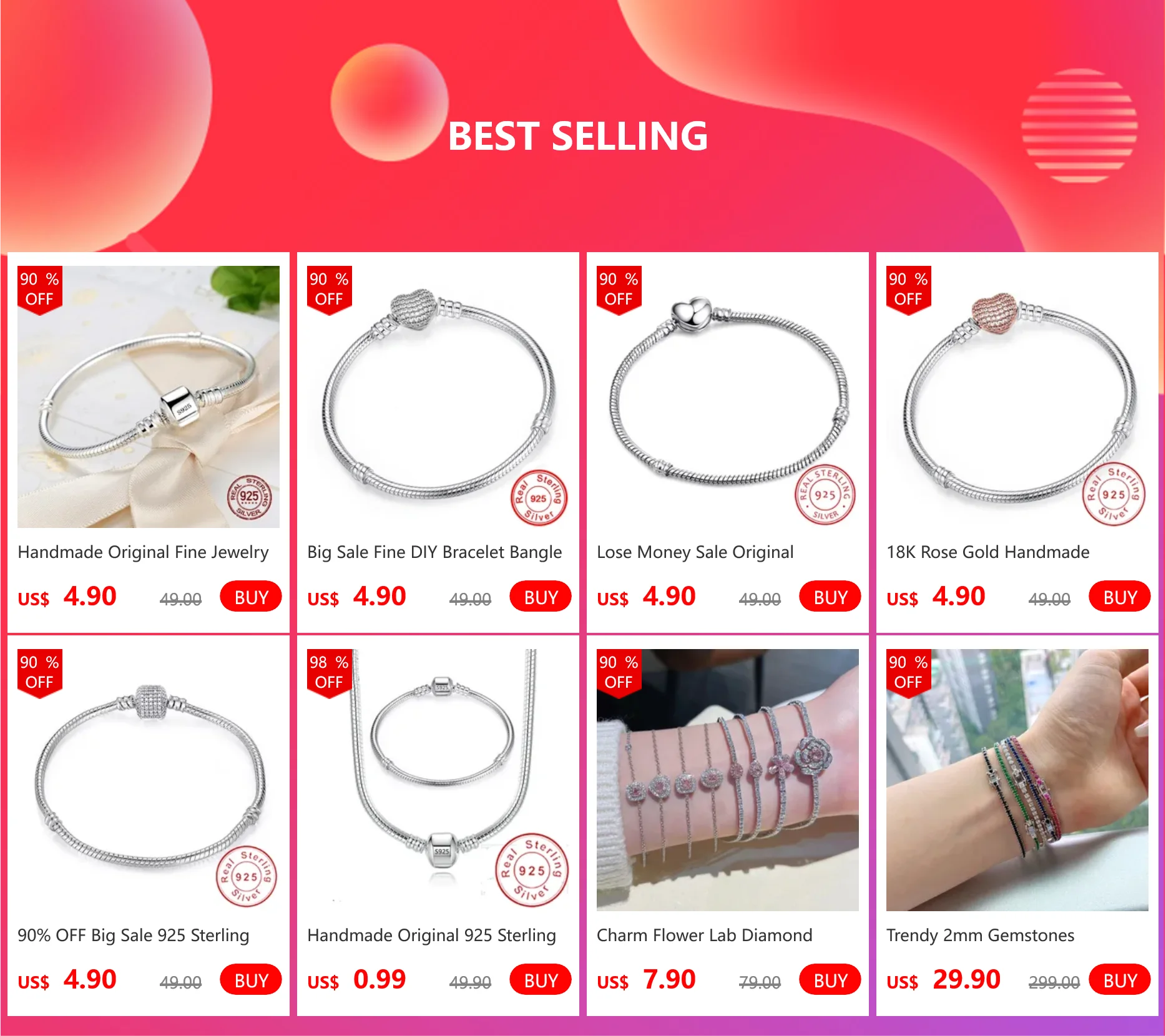 Grande venda artesanal pan pulseiras para mulheres original 925 prata esterlina coração cobra corrente pulseira diy jóias caber contas