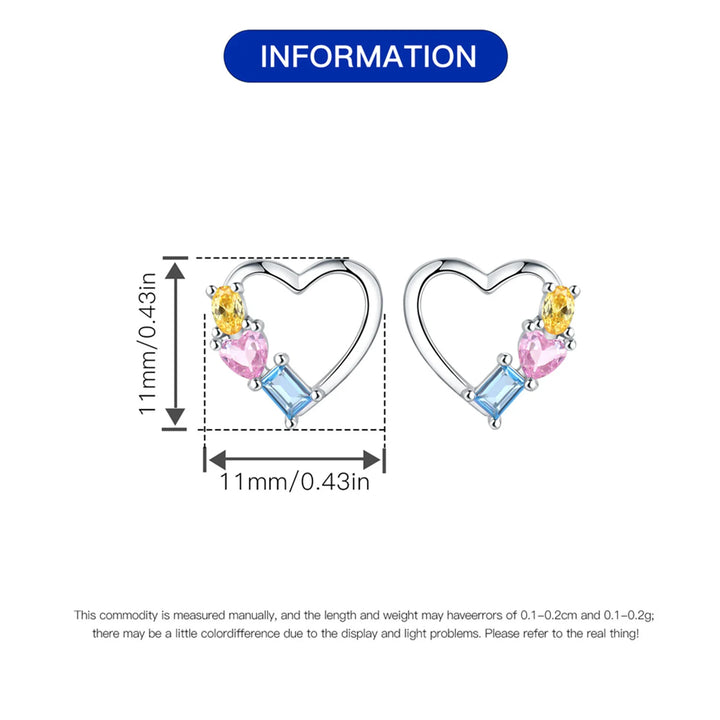 925 prata esterlina adorável coração rosa arco brincos para senhora s925 jóias festa requintado aniversário presentes de casamento