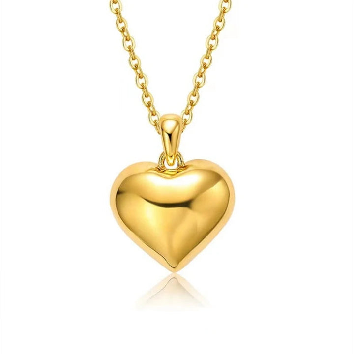 Tiinuo genuíno au750 real 18k ouro colar coração amor pingente presente de aniversário moda presente básico para mulher jóias finas