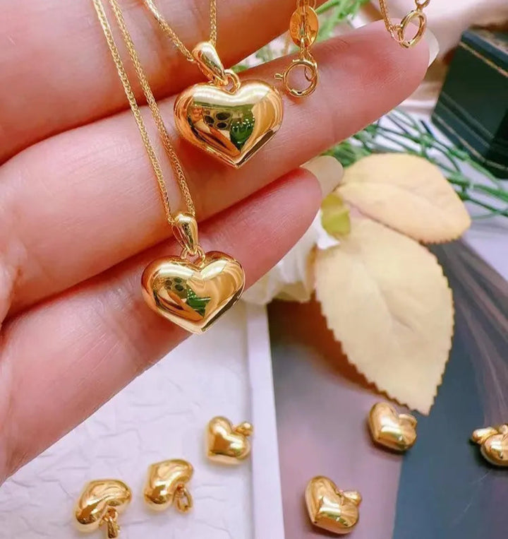 Tiinuo genuíno au750 real 18k ouro colar coração amor pingente presente de aniversário moda presente básico para mulher jóias finas