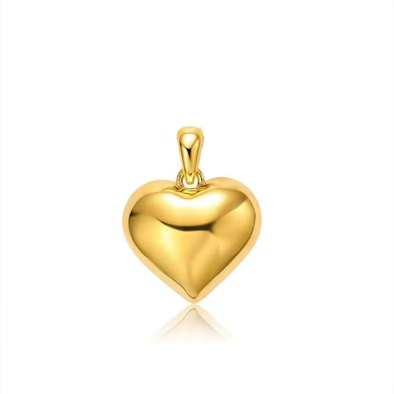 Tiinuo genuíno au750 real 18k ouro colar coração amor pingente presente de aniversário moda presente básico para mulher jóias finas