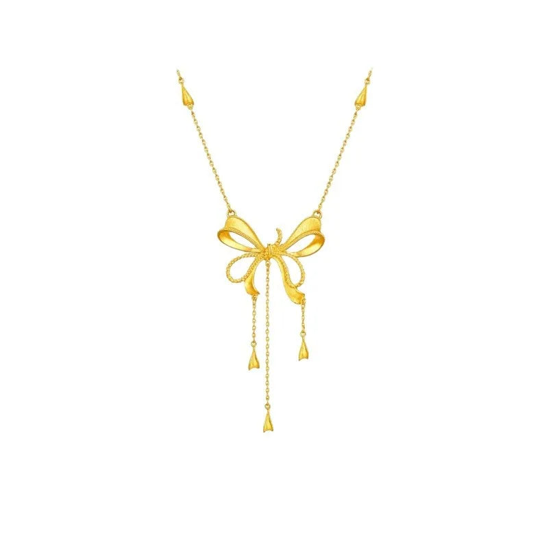 Real 18k ouro arco pingente para mulher luxo au750 pingente colar jóias finas presente de banquete de alta qualidade