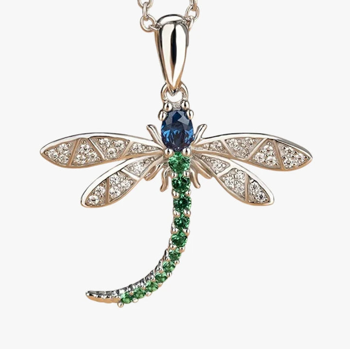 Joia de Luxo: Colar Libélula em Prata 925 com Design Sofisticado