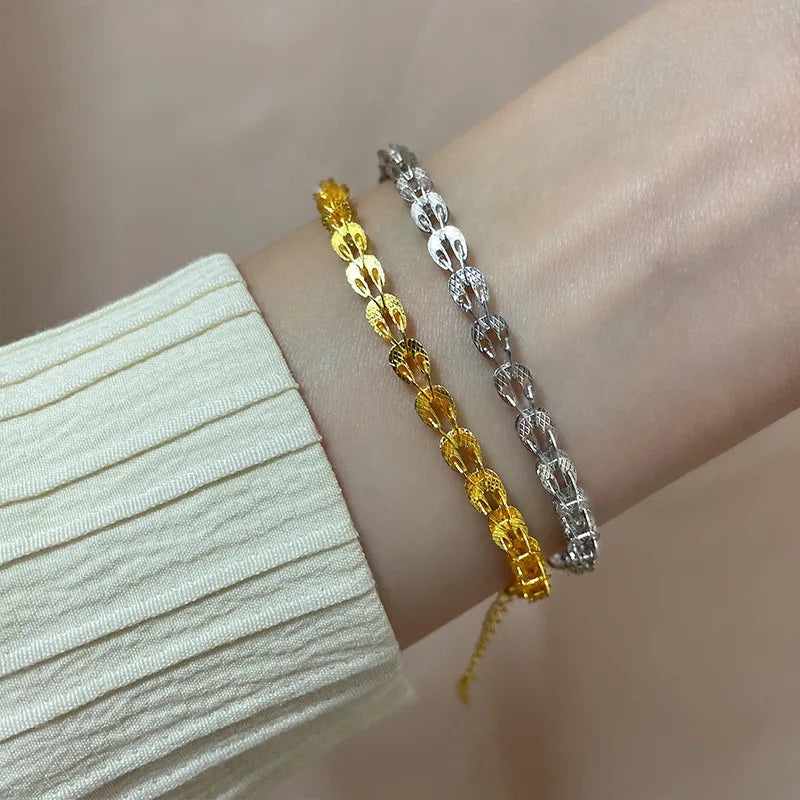 Ventfille 925 prata diamante-cravejado borboleta pulseira feminina moda temperamento flor pulseira ajustável