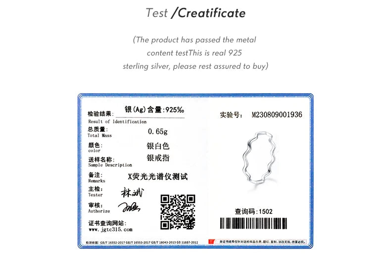 Modian 925 prata esterlina linha onda na moda anel de dedo fino simples empilhável requintado anéis para mulheres menina festa jóias presentes