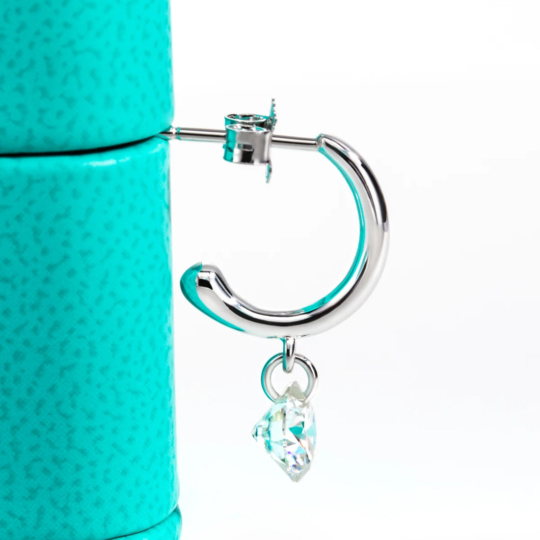 Anujewel 2cttw d cor moissanite brincos 18k banhado a ouro 925 prata esterlina clássico brinco feminino presentes atacado