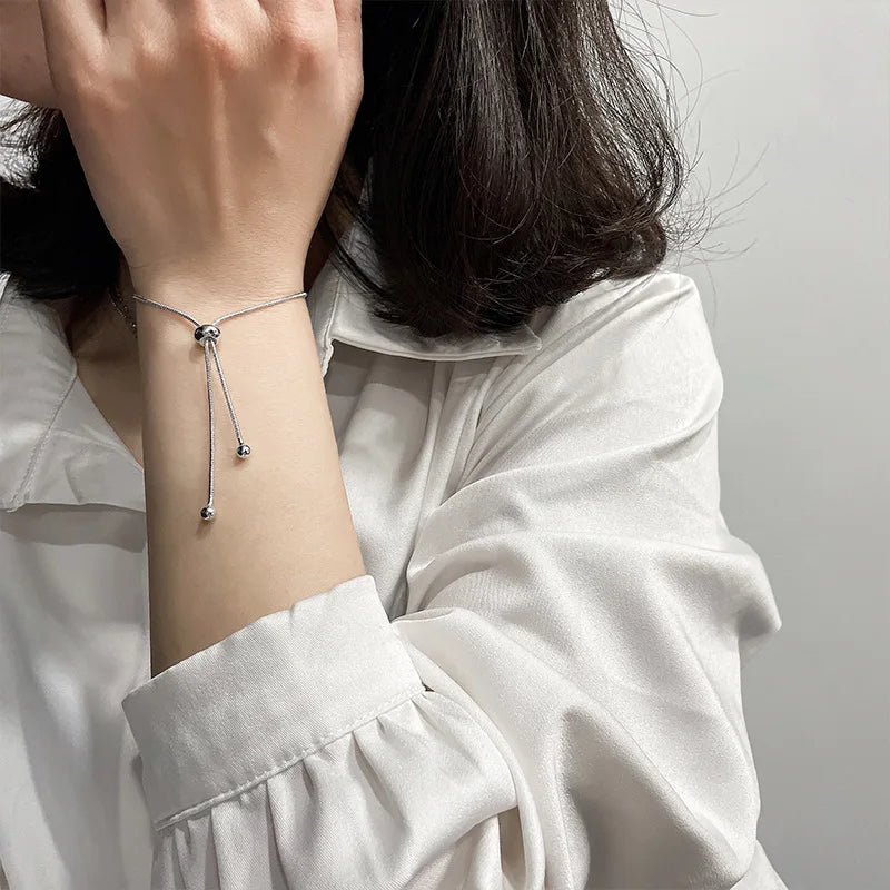 Ventfille 925 prata diamante-cravejado borboleta pulseira feminina moda temperamento flor pulseira ajustável