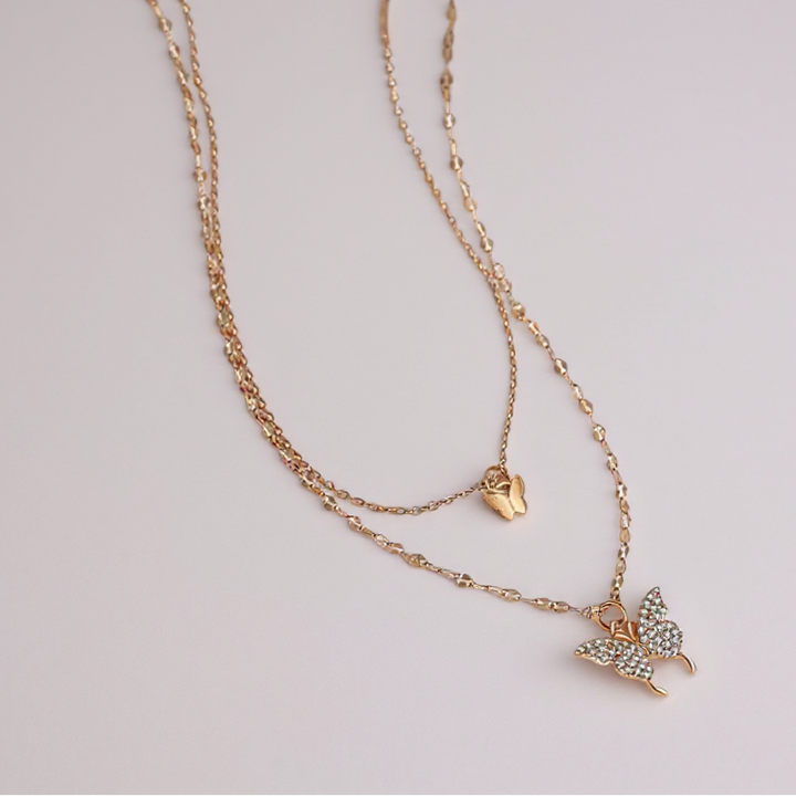 Joia de Luxo: Colar Borboleta em Prata 925