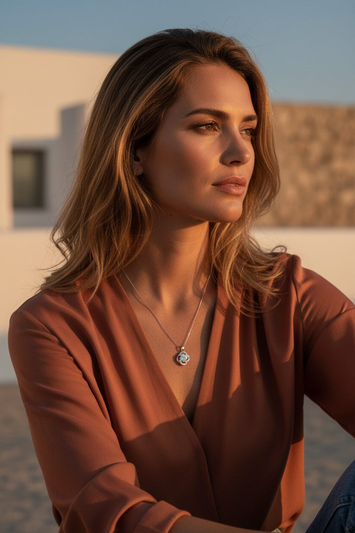 Joia de Luxo em Prata 925 com Ametista - Design Sofisticado